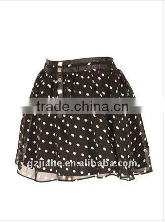 newest summer fashion lady dotted skirt