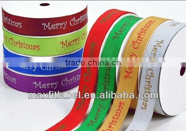 China Customized satin Jacquarding Webbing Ribbon
