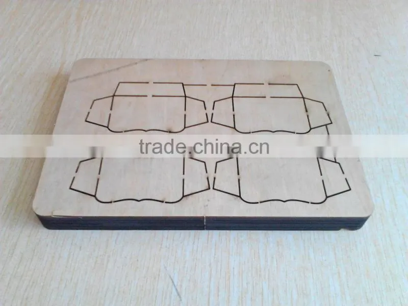 die board woodworking laser cutting machine for paper box