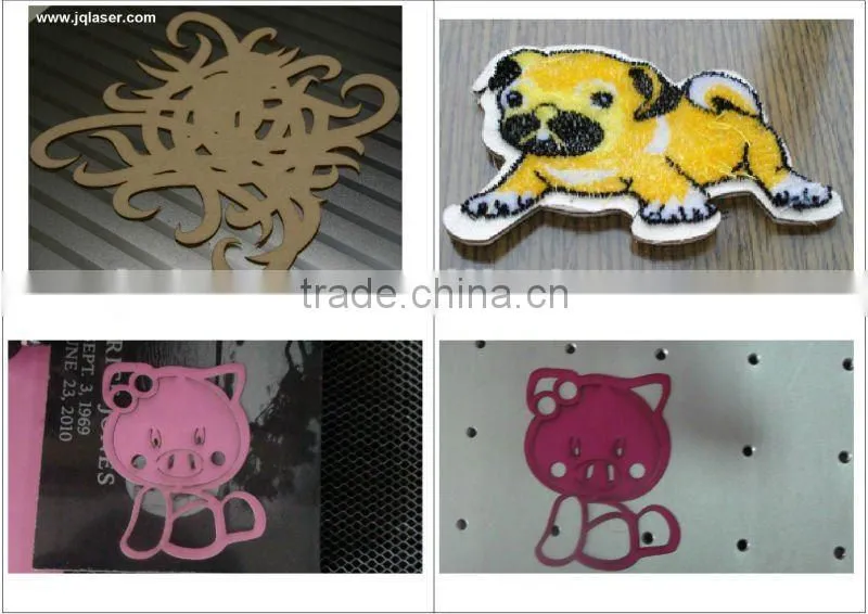 Mini size laser cutting and engraving machine with CE FDA leather cloth engraving machine