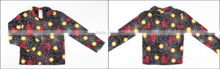 Spider man Printing fire prevention sleep wear kids sleeping wear
