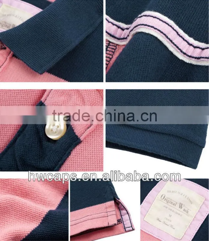 Zebra-stripe polo t shirt manufacturer