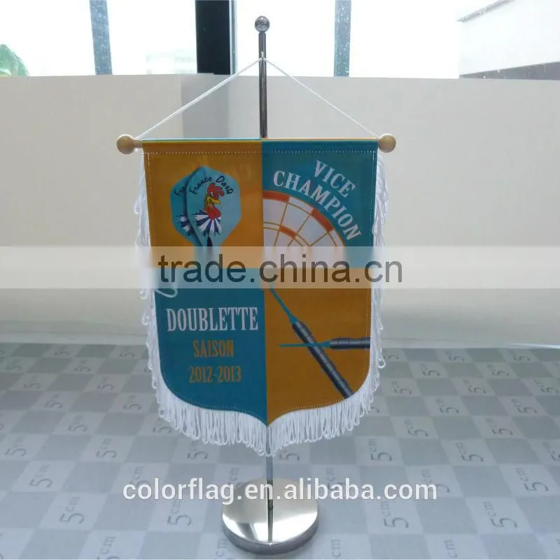 eco-friendly polyester table top flag