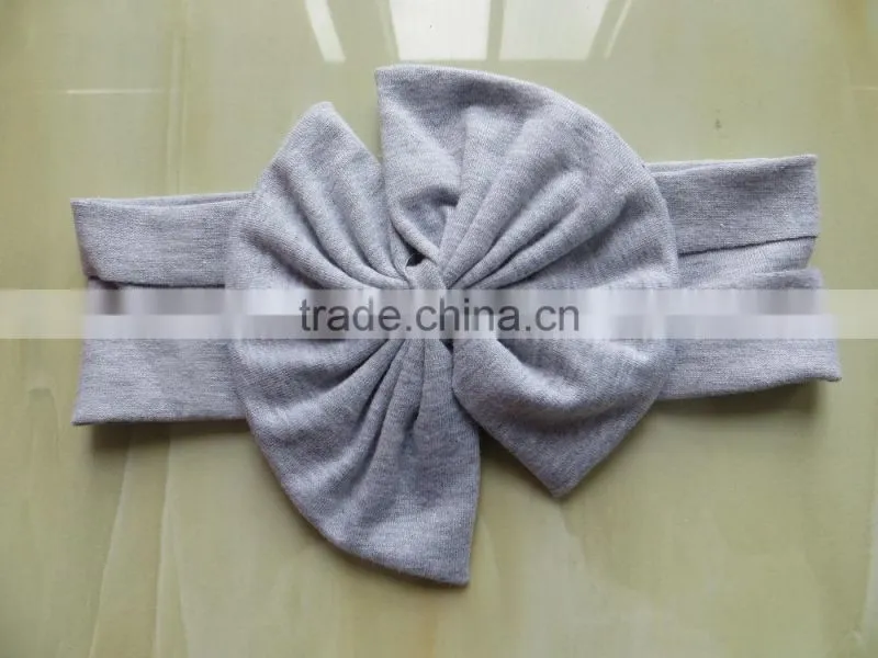 YW-118 pure color baby headband little girls colorful flower headband 2015
