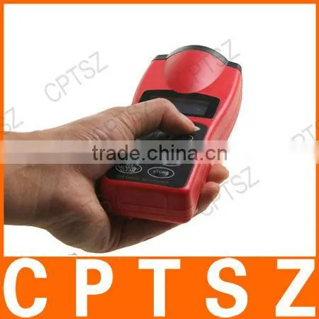 Dual ultrasonic distance meter with laser pointer rangefinder