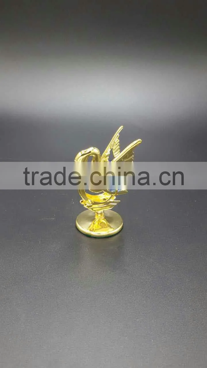 swan golden plated gift
