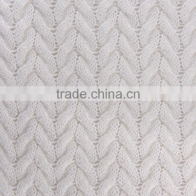 Yarn knitted blanket handmade crochet soft and comfortable blanket