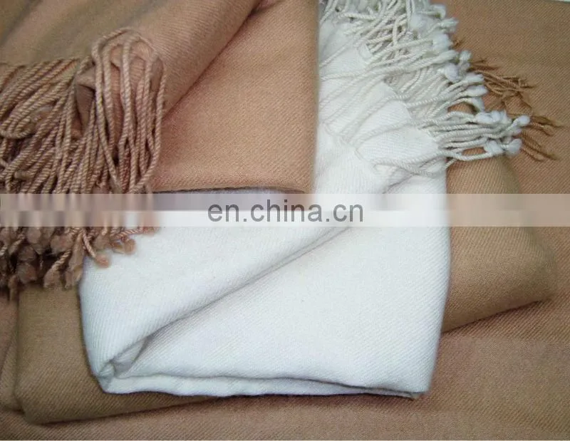 100 % Cashmere Twill Weave throw, Blanket