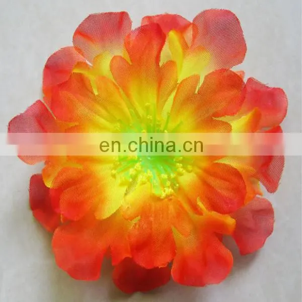 Hot sale led flashing brooch colorful flower brooch handmade flower brooches