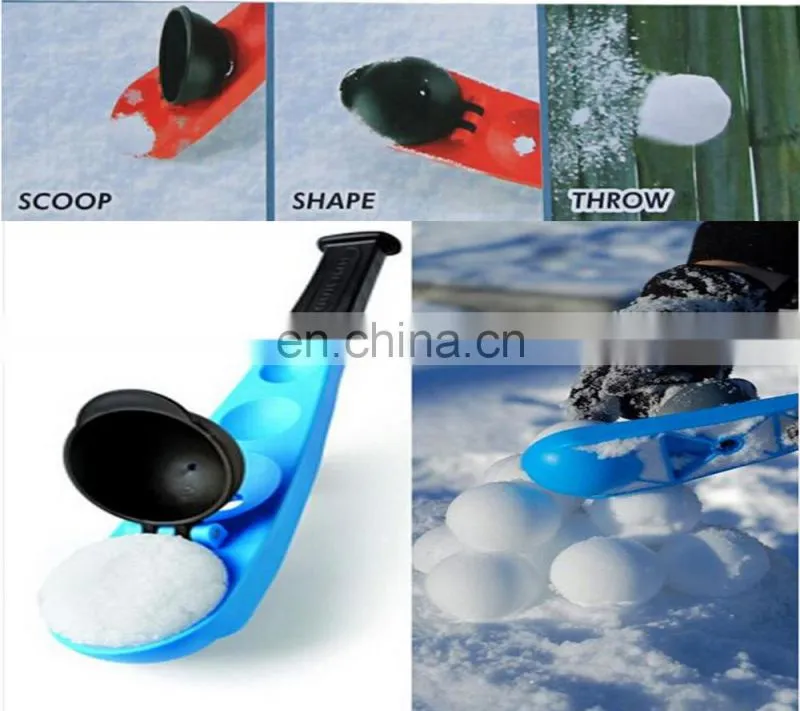Winter Fun Toy SnowBall Thrower Snowball Maker Snow Ball scooper slinger Snow Chuck Snowball Launcher for Winter Battle Kids Toy