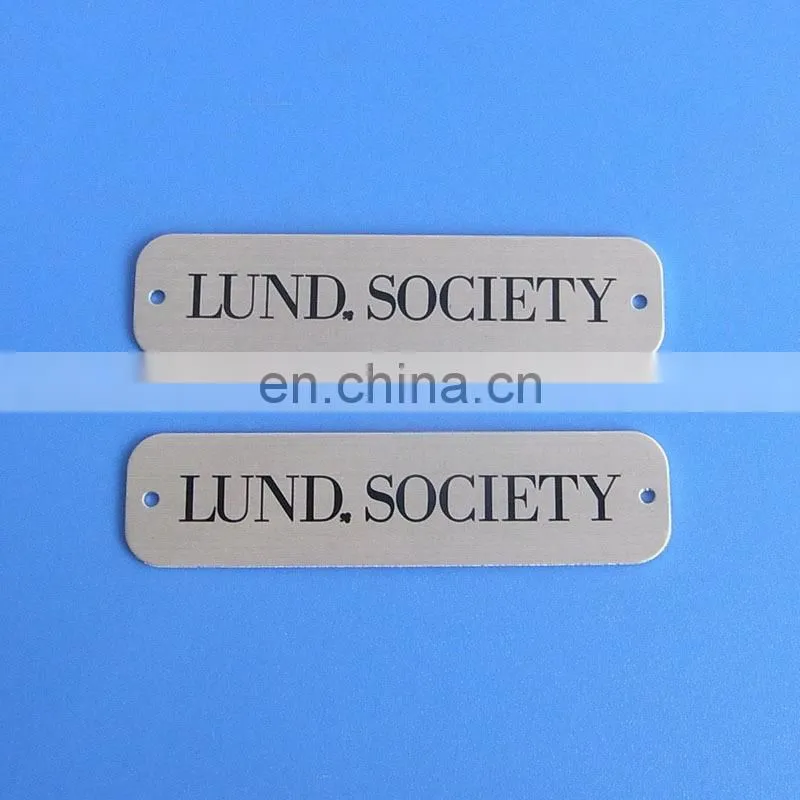 Hard plastic name badge custom logo acrylic magnetic name plate