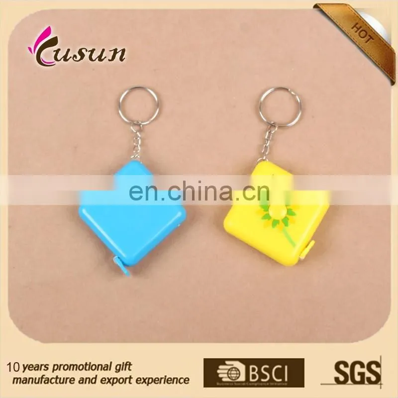 Plastic heart shaped great material custom tailor measure tape