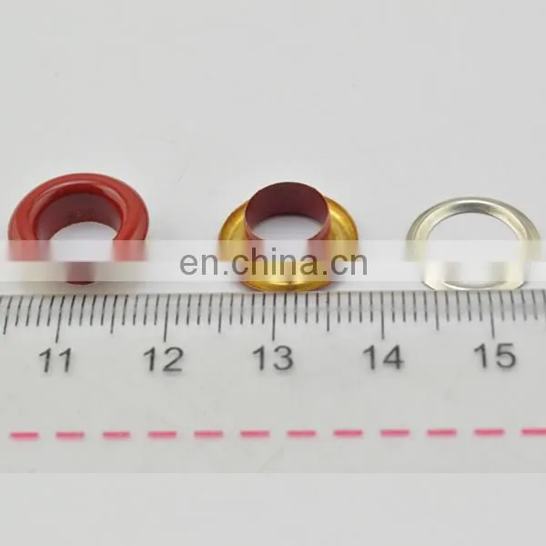 Decorative plating red metal colored grommets