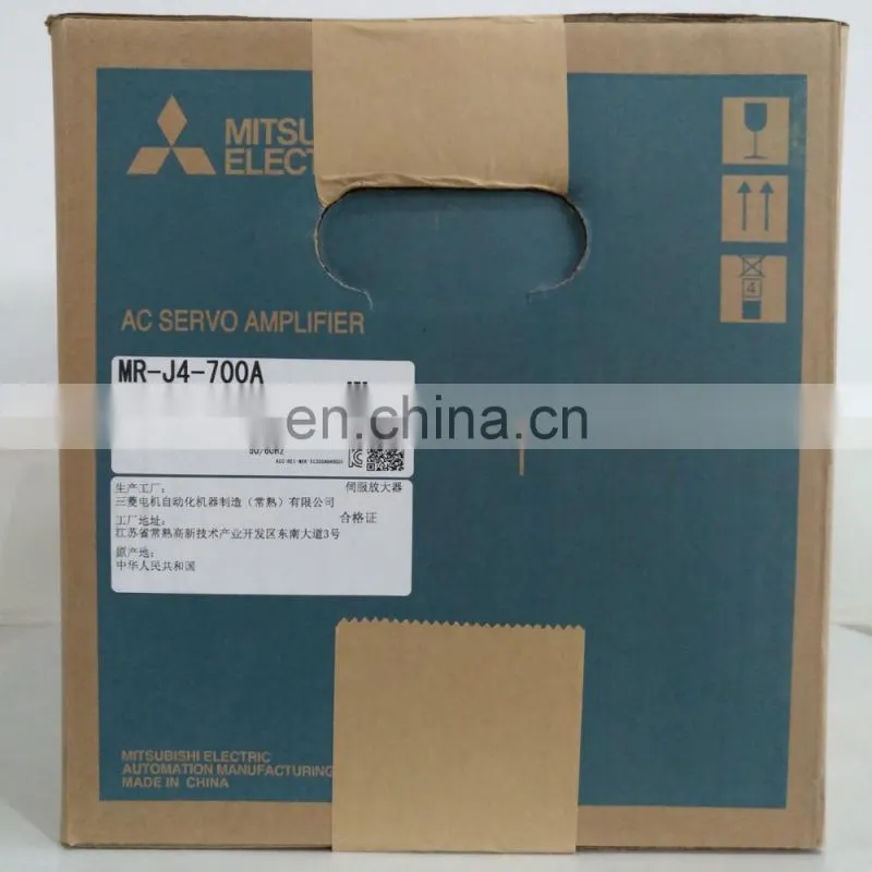 AC Servo Motor 220v Original Mitsubishi 7KW Servo Drive MR-J4-700A For Sewing Machine