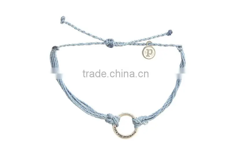 new fashion fashion rings with matching bracelets wax cord string knot bracelet with gold ring