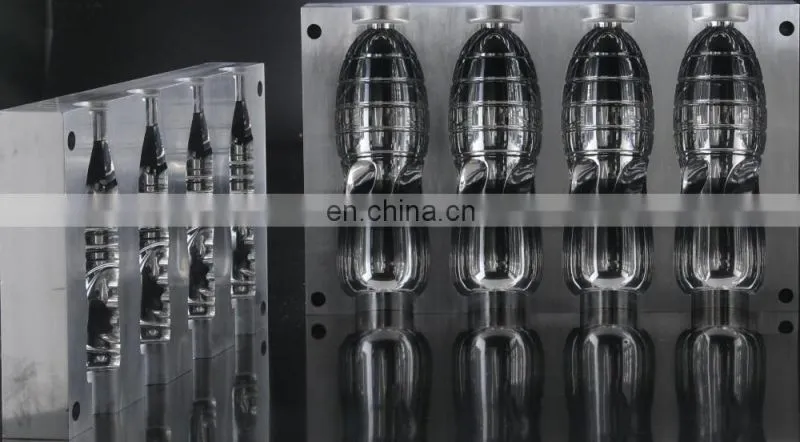 4 Cavity 7200BPH High Efficiency automatic PET plastic water bottle blow molding machine