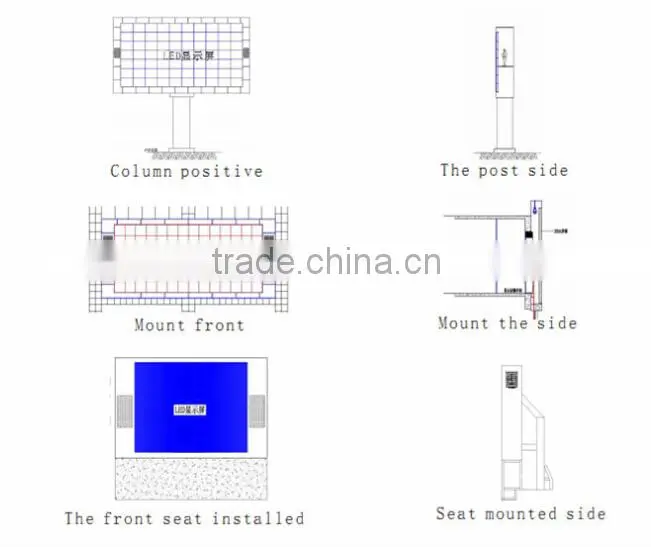 2016 hot sale HD full color sexy vedio P2.5 P3 P4 P5 P6 P8 P10 SMD led panel, led screen, outdoor led display