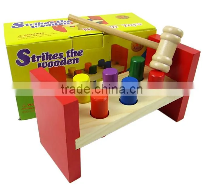 New Fashion Wood Baby Game For Baby,Lovely Solid Wood Child Game For Chid,Kid Knocking Games