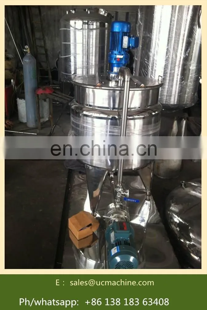 types of homogenizer tank