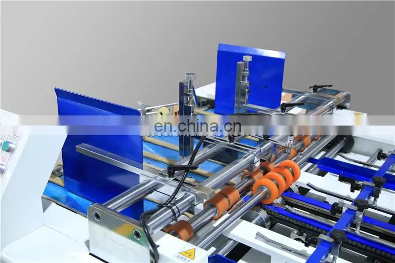 UTM1100B Servo Motor Driven Fast Speed Double Lane Line Automatic Carton Box Window Patching Machine
