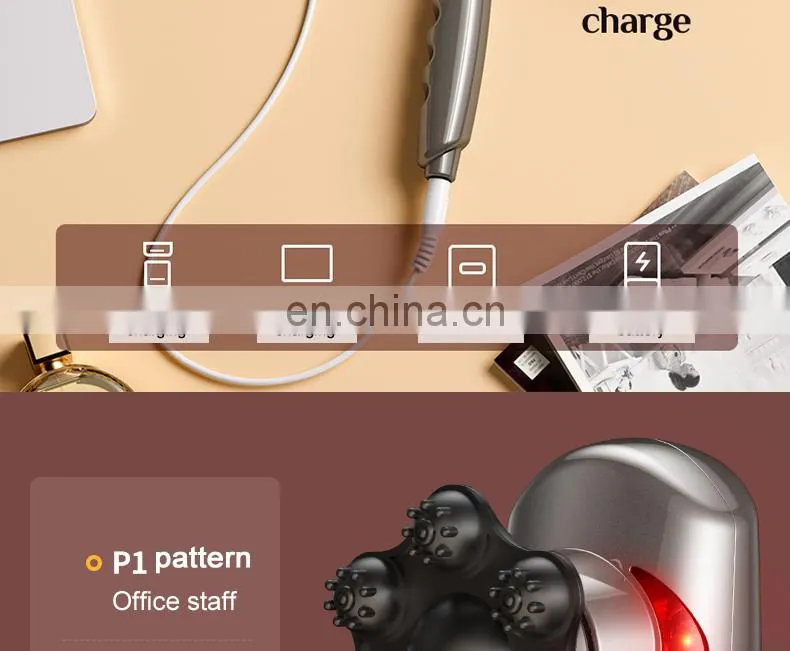 L11C High quality multifunction wireless charing massage hammer rechargeable massage stick