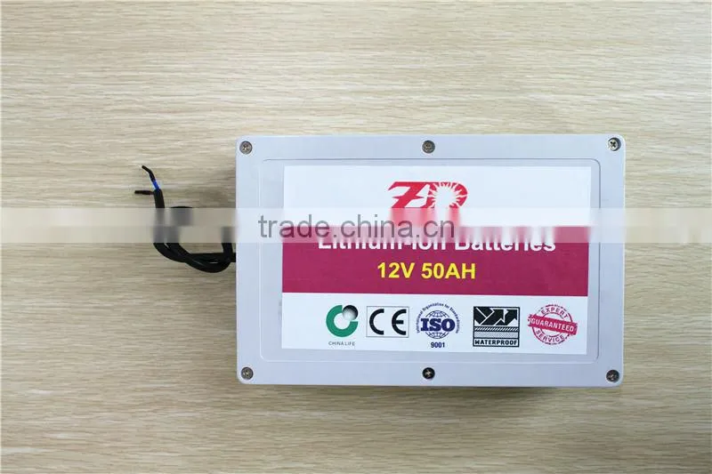 Lithium ion battery 12v 50ah for solar light