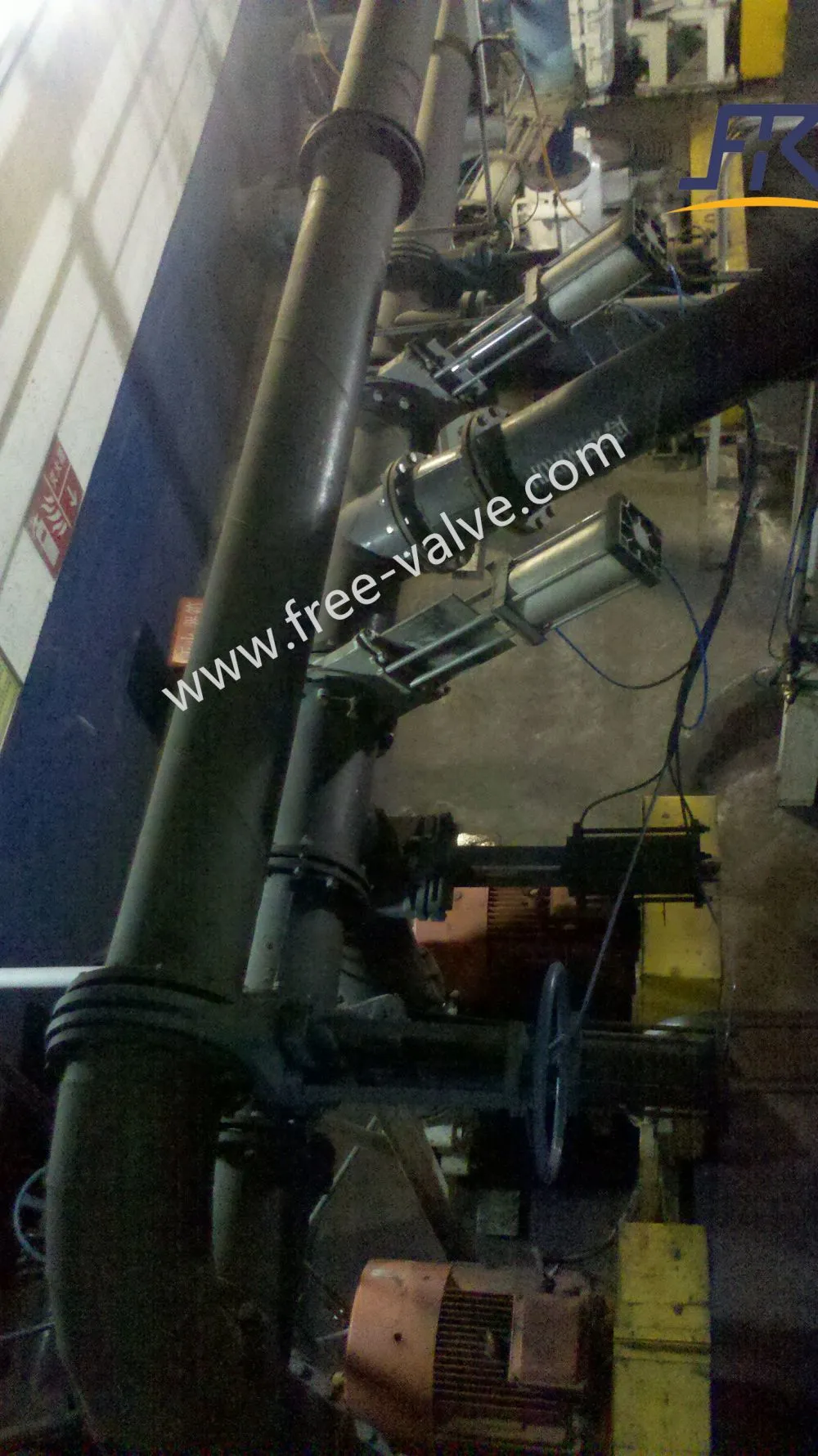 Pneumatic knife gate valve 02