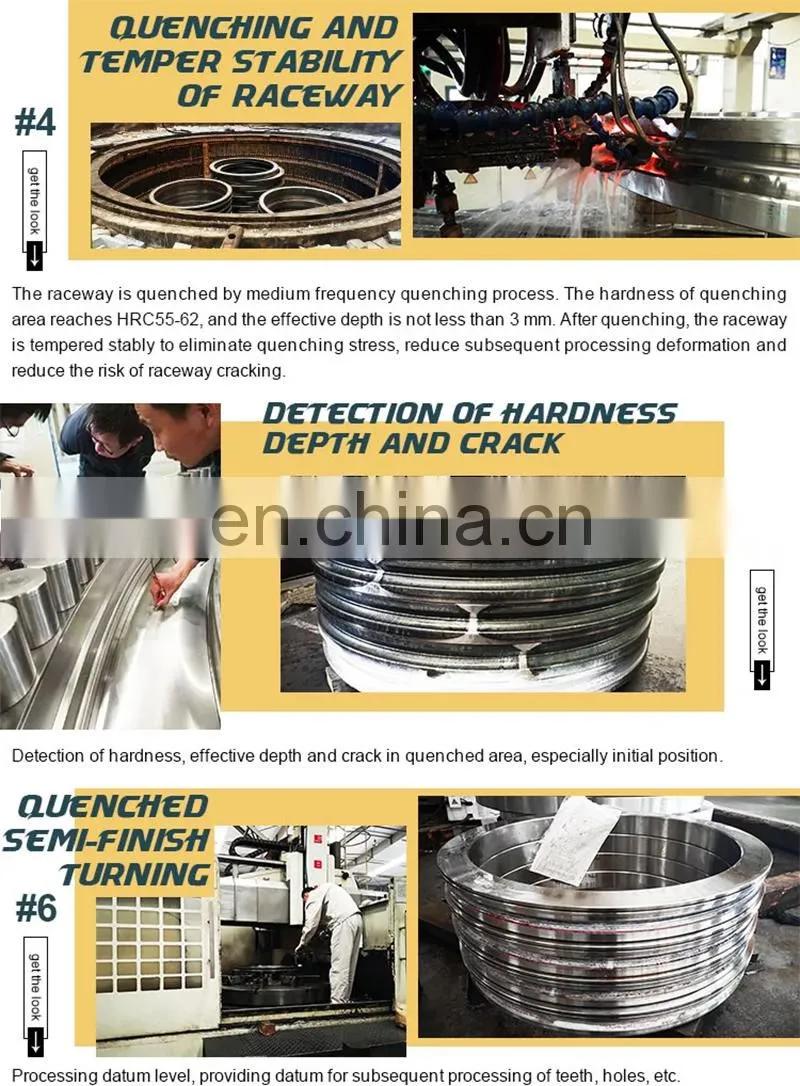 High-speed Rotary YRT200 Table Slewing Bearings Large 50Mn/40CrMn Large Bearing Capacity precision slewing bearing