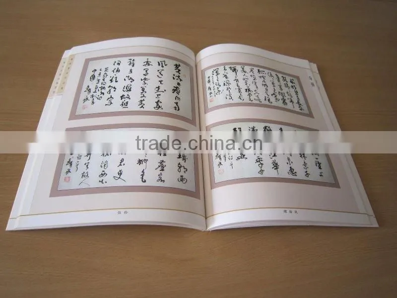 Chinese Calligraphy Printing with Thread-bound