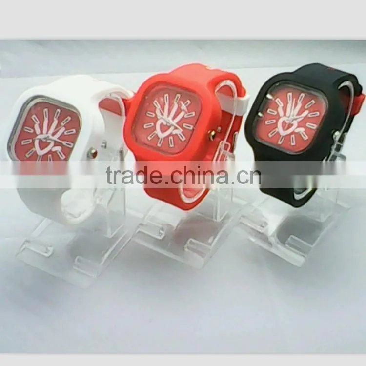 2015 hot selling silicone watch wholsale