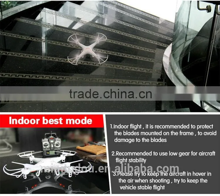 2014 Hot sales mini quadcopter X5 RC smart drone with camera