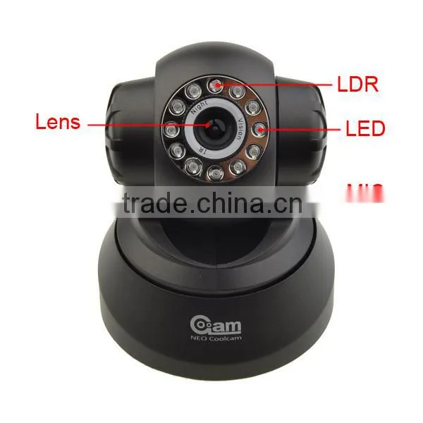 New arrival wireless indoor plug and play ip camera with true night vision