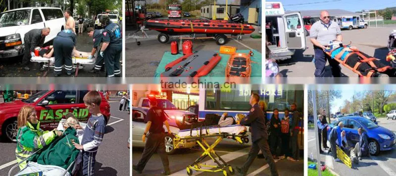 Medical wheelchair ambulance stretcher comes with hanging water feature