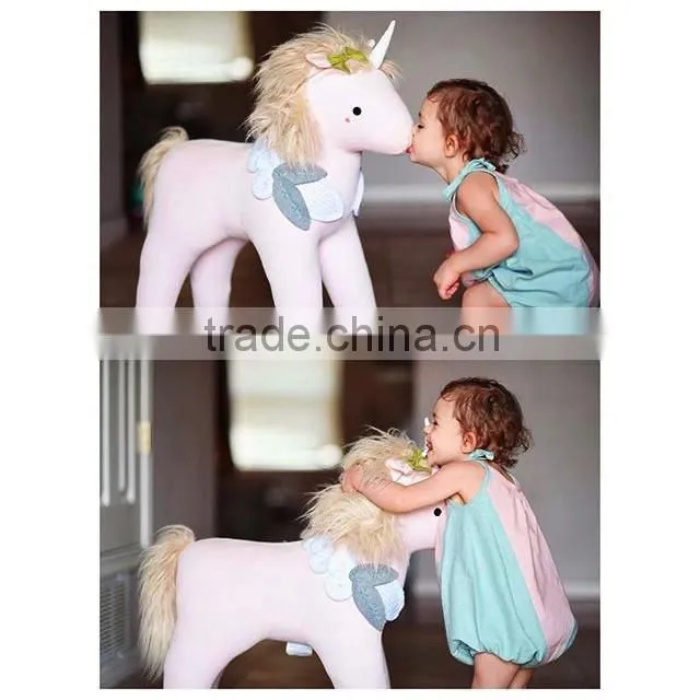 2016 Summer Children's Clothing Baby Girl Clothes Sling Splicing Color Jmpsuit Cotton Rompers