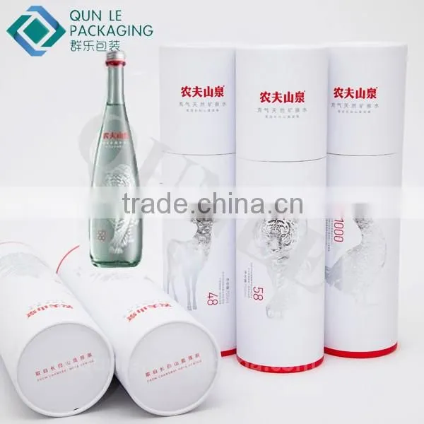 Luxury Customized Round Glass Bottle Paper Packaging