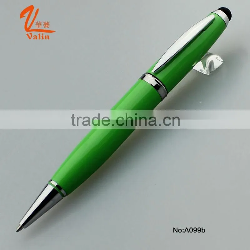 2016 Valin blue USB disk metal ball pen 8gb, 16gb, 32gb, 64gb
