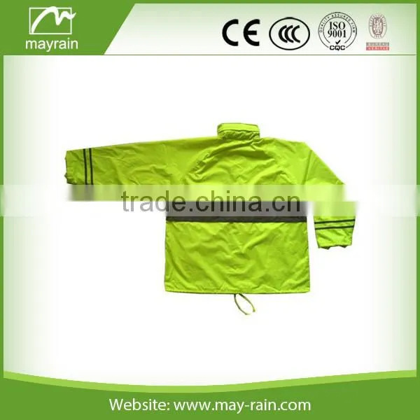 workers raincoat heavy duty/pvc two piece raincoat
