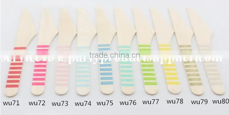 6.5inch Mini Wooden Fork and Spoon and Knife