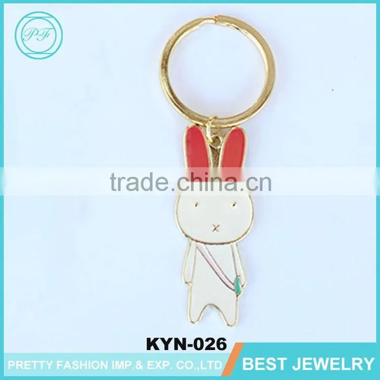 Chinese Wholesale Fashion Floating Souvenir Couple Rabbit Key Chain For Sale