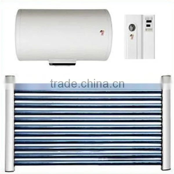12pipes vacuum tubes pressured balcony solar collector