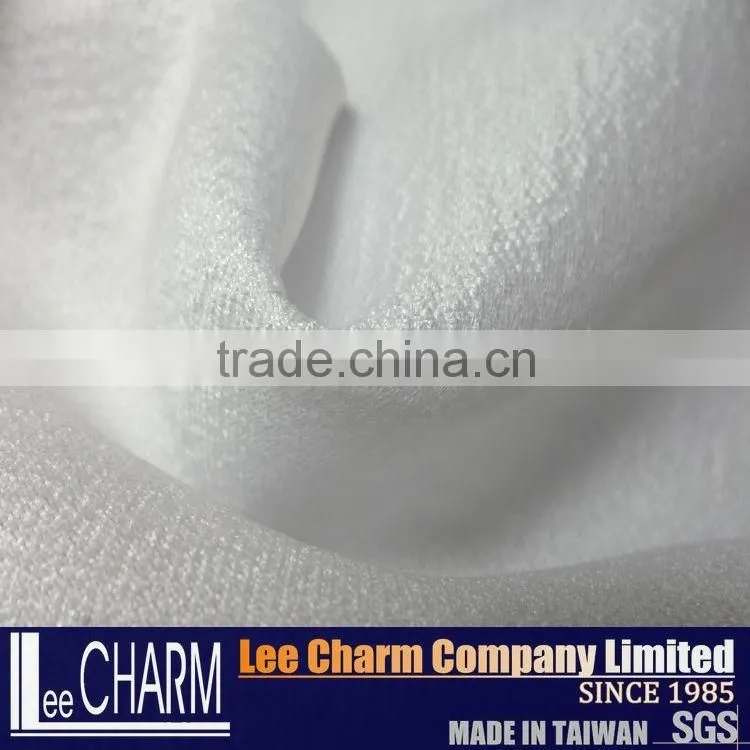 100% Polyester Moss Crepe Fabric for Wedding Decor