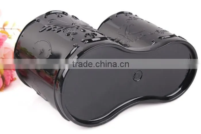 D15 ANPHY Double Cylinder flexo Plastic Pen Holder Black