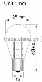 ce rohs smd 3528 24V S8 led lights car