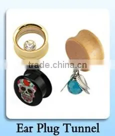 316L Barbell UV Glitter Bioplast Tongue Rings Body Piercing
