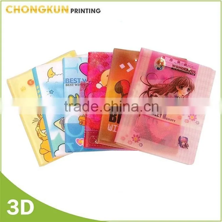 Promotional wholesale A4 Clear PP L Shape File Folder