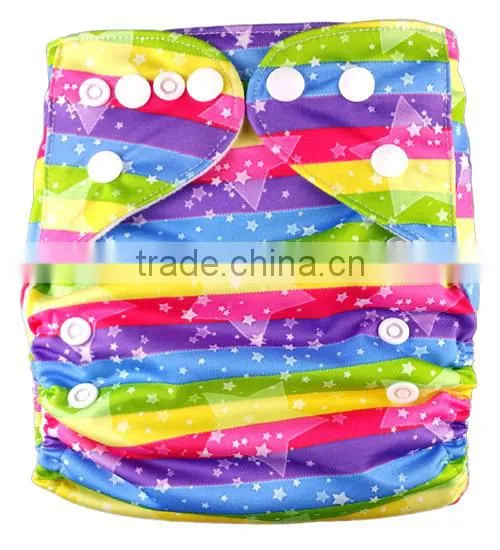 New Coming Printed Prefold Eco Friendly Cloth Diapers