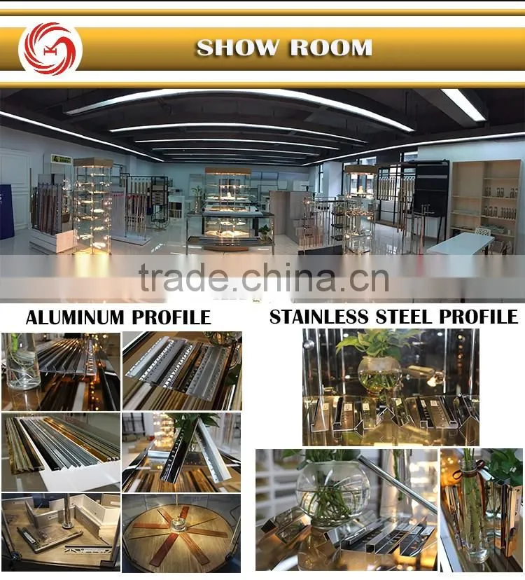 Canton Fair vinyl floor L shaped aluminium tile trim