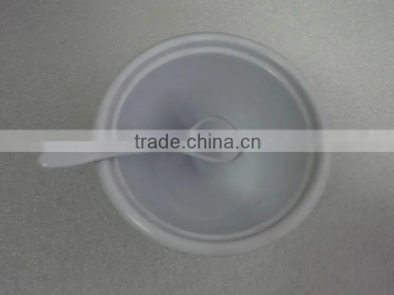 Melamine sugar pot with small spoon