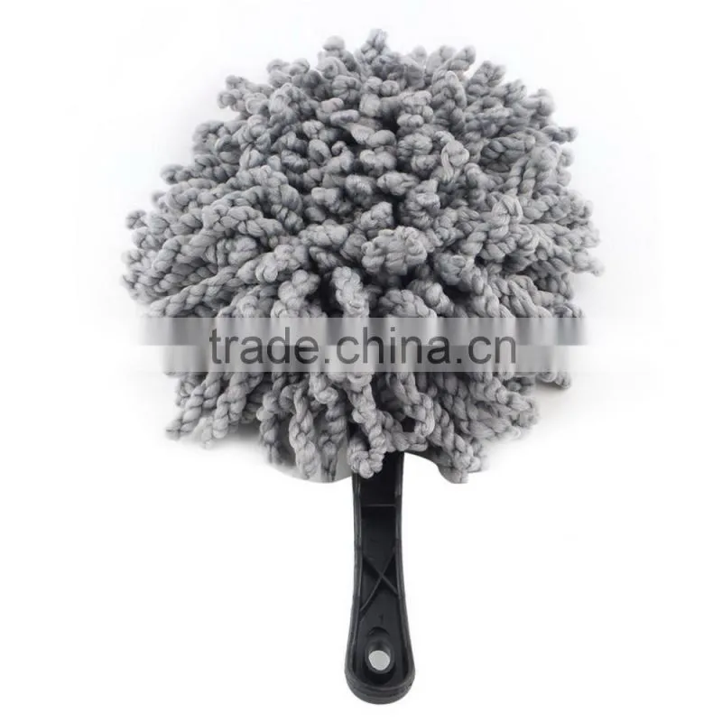 Multi-functional Car Duster Cleaning Dirt Dust Clean care Brushes Dusting Tool Mop Gray