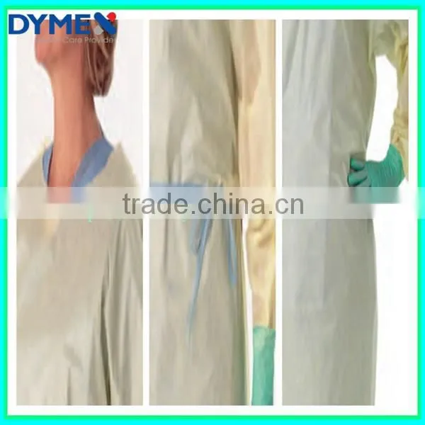 AAMI Level 3 Thumb up Anti Fluid Impervious Gown with Open Back